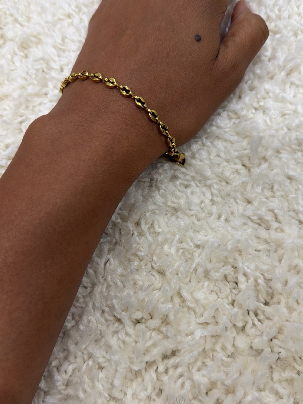 Vintage Gold Twisted Link Bracelet - Women Jewelry